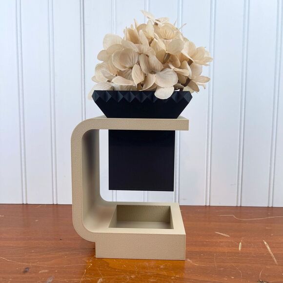 Hand Crafted Other - The Daka Planter, Drainage Hole and Stand, Indoor Flower Pot, Succulent Pot